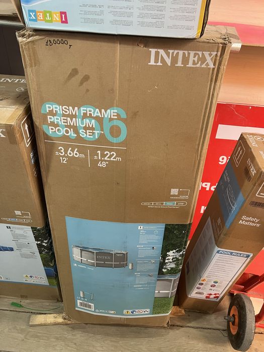 Бассейн Intex 3.66м, 122см каркасный