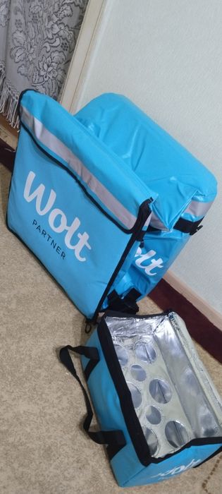 Термосумка Wolt Вольт для доставки