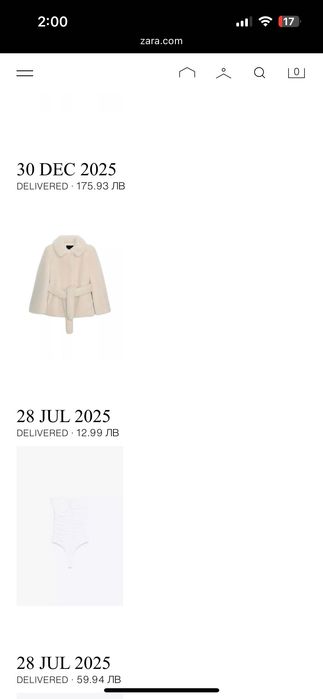 Zara Зара палто с косъм, пухено палто, faux fur coat, чисто ново с етикет и кутия!