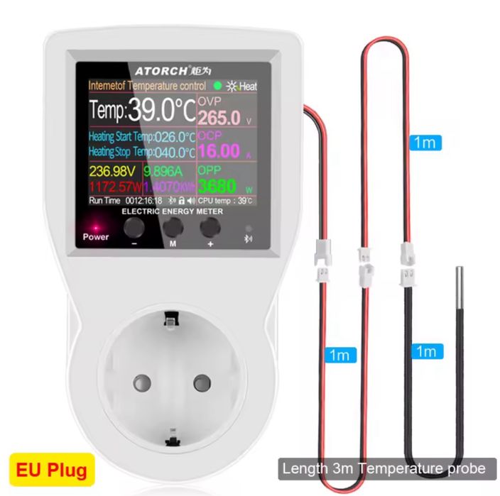 Wifi контакт с външен датчик за температура