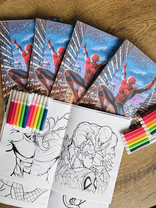 Персонализирани книжки за оцветяване на тема Спайдермен Spiderman Спайдърмен
