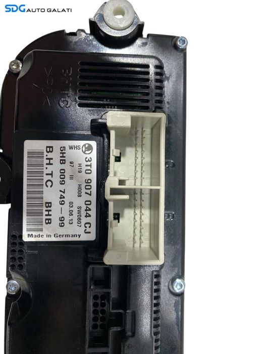 Panou Modul Unitate Comanda AC Aer Conditionat Clima Climatronic Skoda Superb 2 2008 - 2015 Cod 3T0907044CJ 5HB009749-99 [L6441]