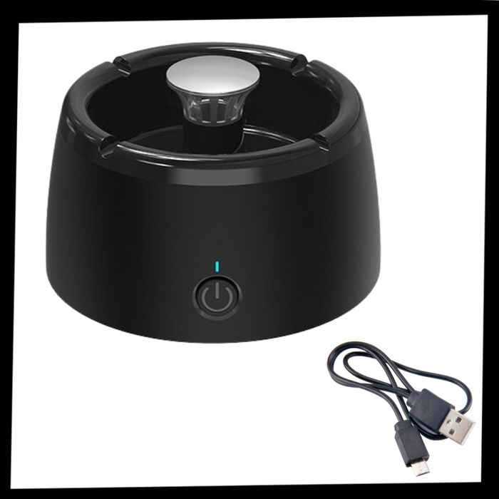 Умная смарт пепельница для удаления дыма в салоне автомобиля и дома