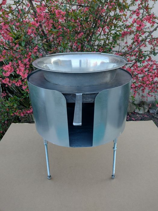 Paravânt pentru discul grătar de 46, ceaun, arzător pe gaz. Vântuleac.