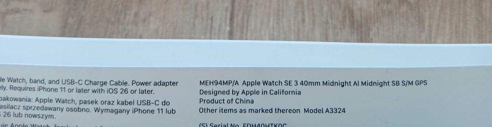 Apple  Watch SE 3 ГАРАНЦИЯ 2г.
