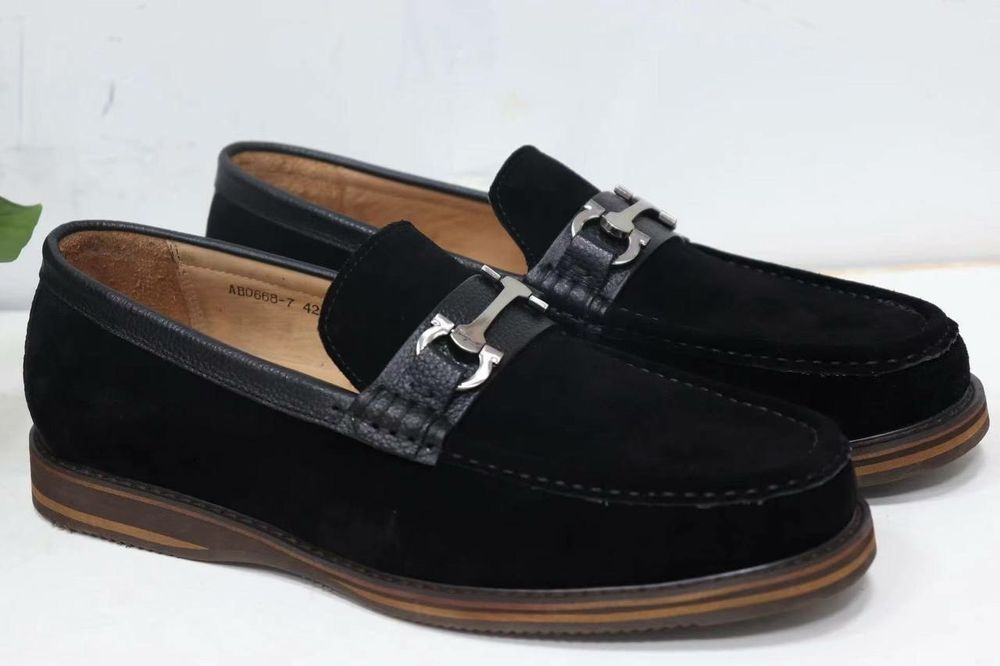 Лоферы замшевый бренда Zegna