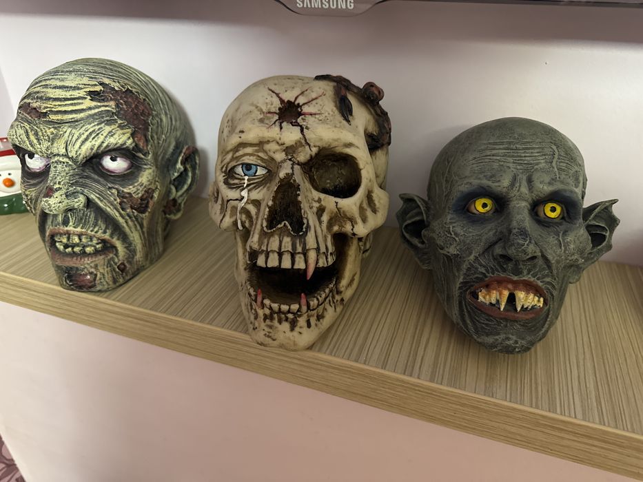 X3 Set de decoruri pentru Halloween, creaturi înfricoșătoare.