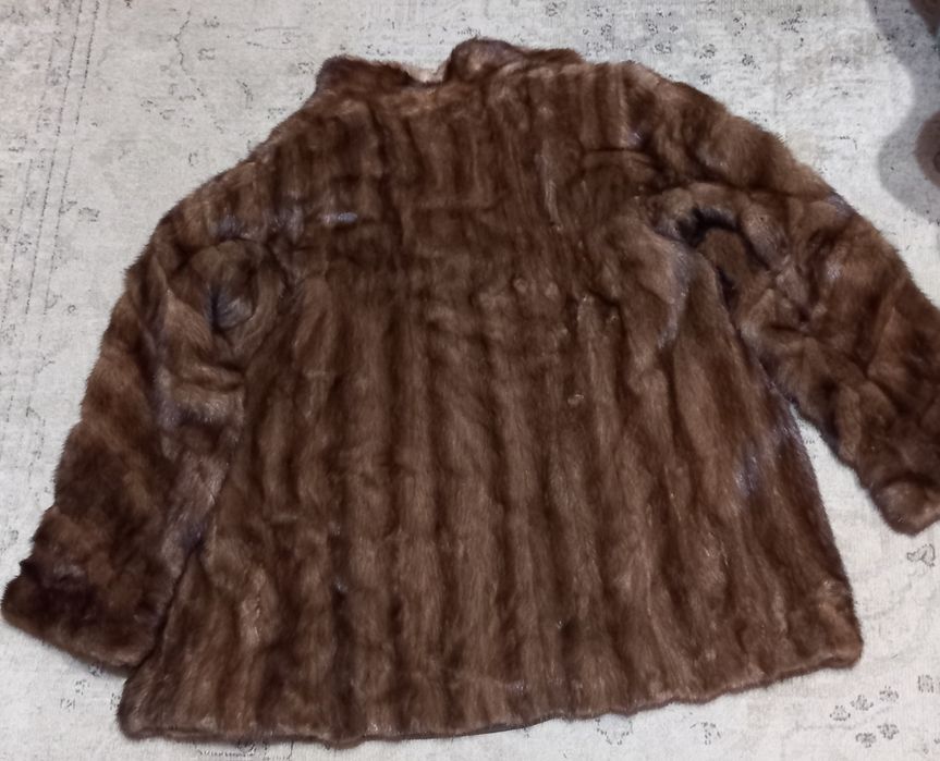 Haină de blană vizon