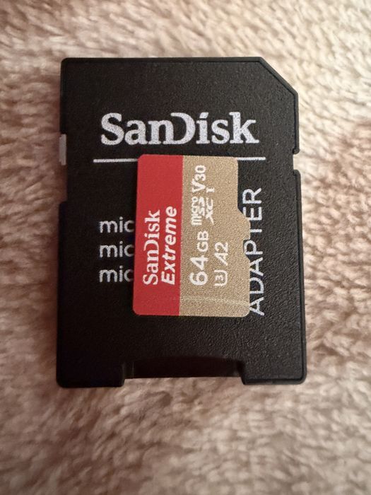 Sandisk extreme 64gb + четец
