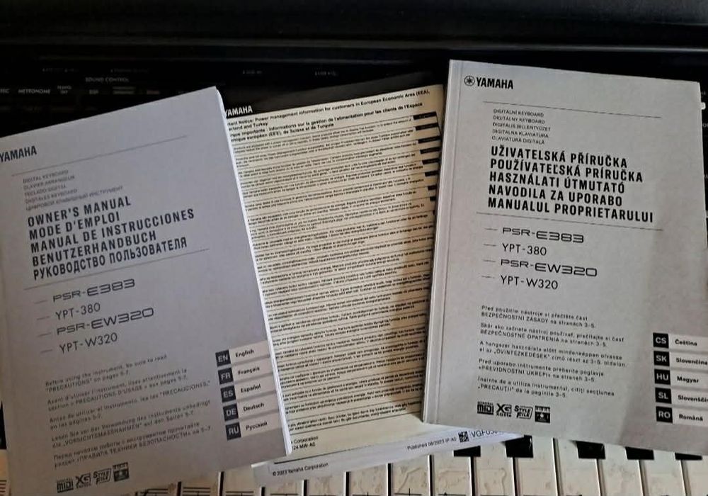 Orga de vânzare Yamaha PSR-E383 – CA NOUĂ