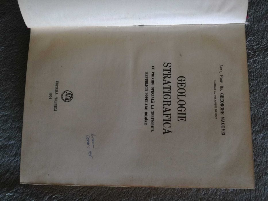 Geologie stratigrafica - G. Macovei