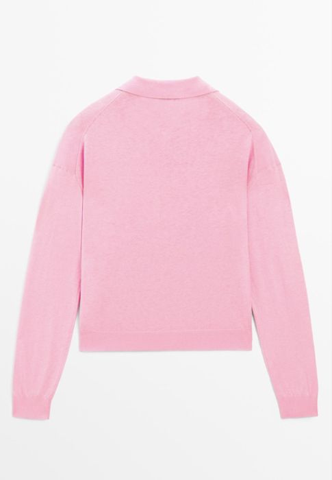 Pulover polo Massimo Dutti