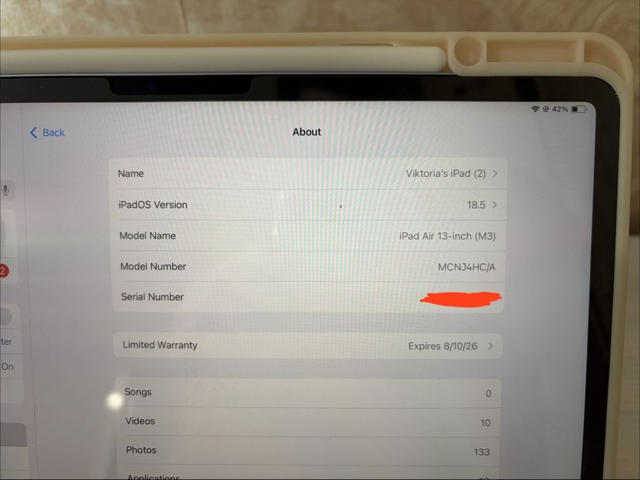 iPad Air 13-inch (M3) 128GB Blue (Синьо) с гаранция до 10.2026 + Pencil Pro