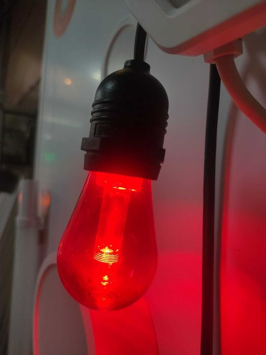 Декоративен кабел 10м-10 фасунги и 15м-15 фасунги- влагозащитен