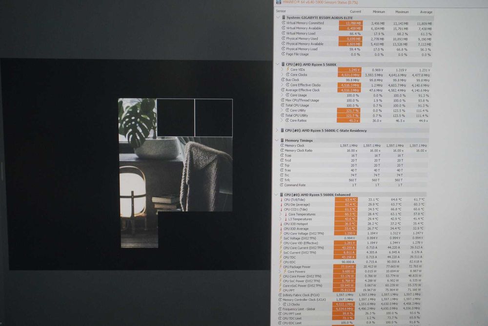 Gaming PC Ryzen 5600X/RX 6700XT/16GB DDR4/B550M/512GB/650W Вкл.ДДС