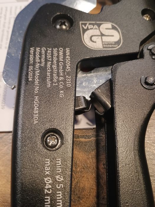 Foarfeca ,clește pentru tevi din (PPR, PP, PE, PE-X),Parkside