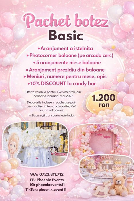 Pachet botez all inclusive oferta