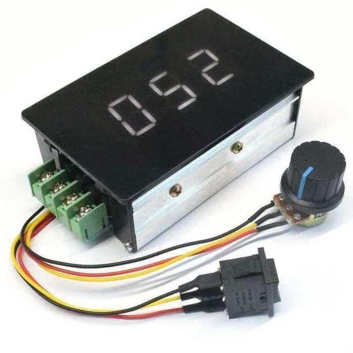 PWM 20A 6-60V cu schimbare sens variator de turatie motoare cc. Nou!