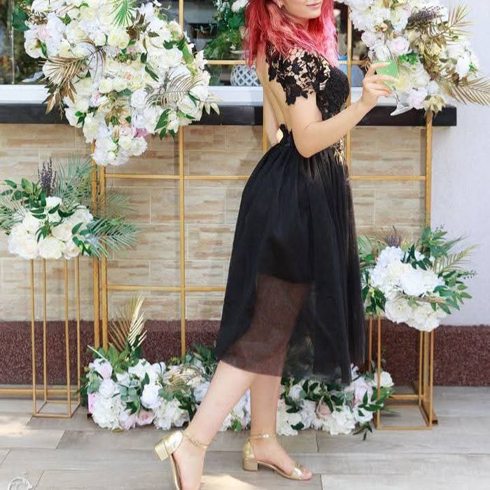 Rochiṭă de ocazie, tulle + dantelă