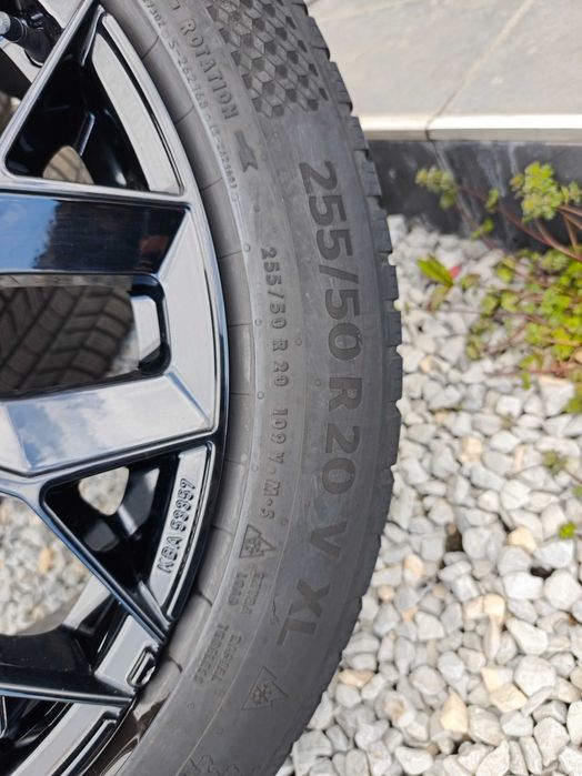 Джанти AEZ 20'Leipzig black5x112+Зимни Гуми Continental Dot23255/50/20