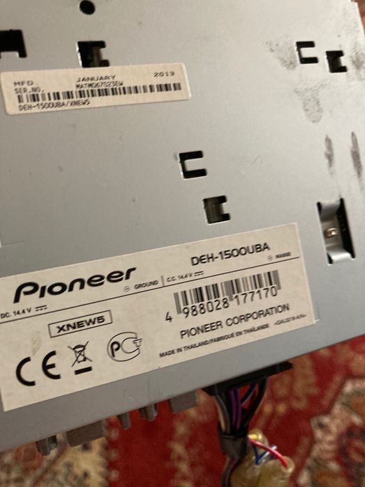 PIONEER DEH-1500UBA mp3 aux usb