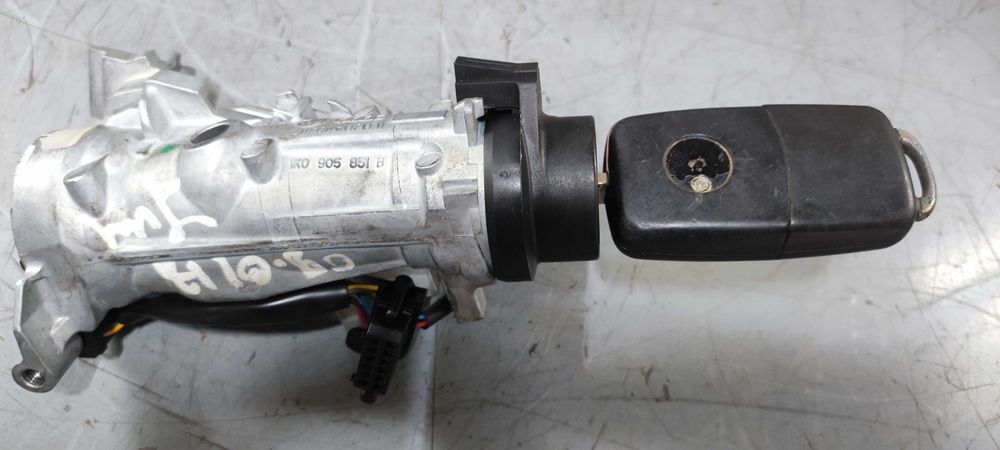 Contact + cheie vw touran golf skoda  cod 1K0905851B cu 6 fire