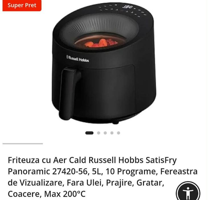 Airfryer nou în cutie.