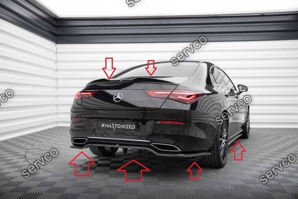 Pachet Body kit tuning Mercedes CLA C118 Coupe 2019- v1 Maxton Design