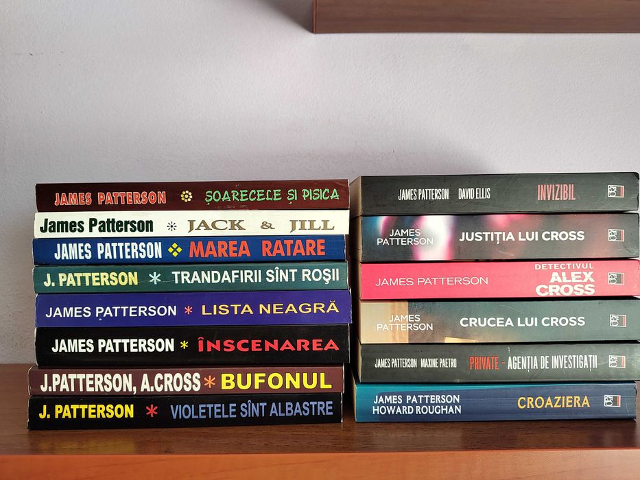 James Patterson - set 13 romane thriller* majoritatea Alex Cross