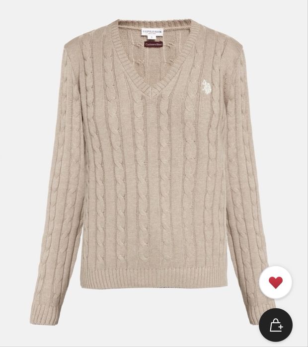 Пуловер с кашмир Us. Polo Assn.