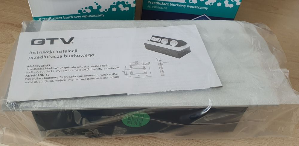 GTV AE-PB02GS-53 POP-UP кутия за вграждане