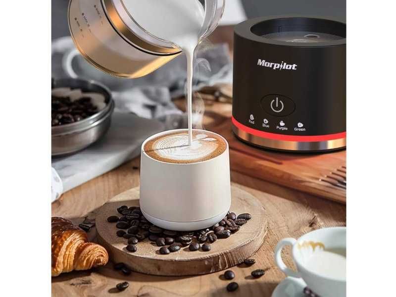 Уред за Млечна Пяна 4 в 1 Morpilot HS001 500 мл, Черен