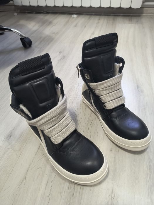 Rick Owens Geobaskets jumbo laces 41