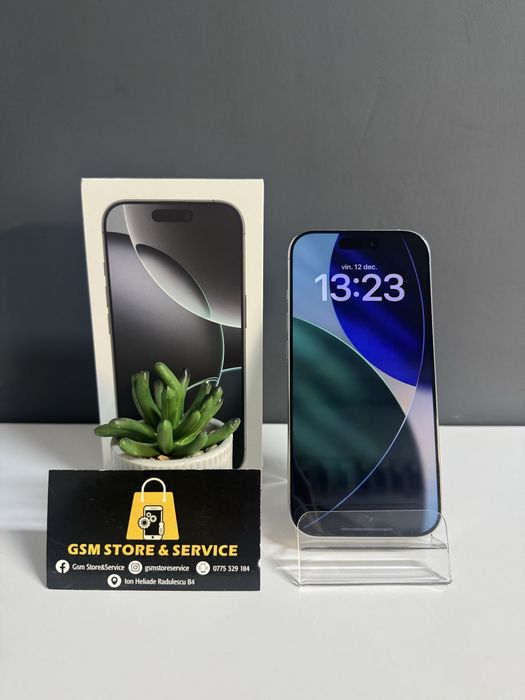 Iphone 16 Pro White Titanium 256Gb Garantie Gsm Store&Sevice