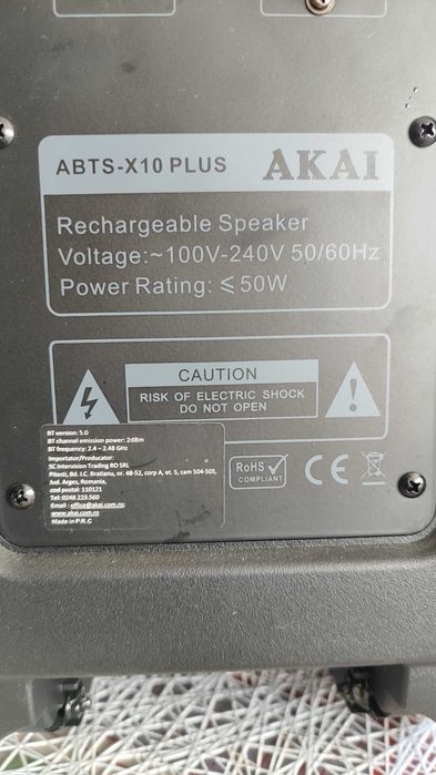 Boxa akai x10 plus