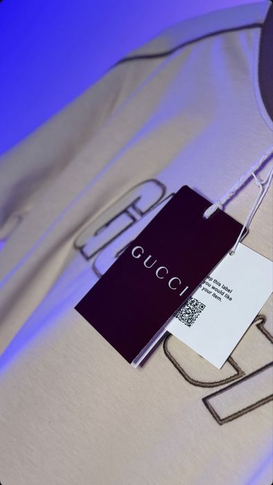 Tricou Gucci negru / bej L XL