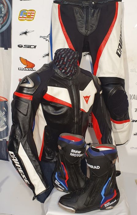 Costum moto din două piese