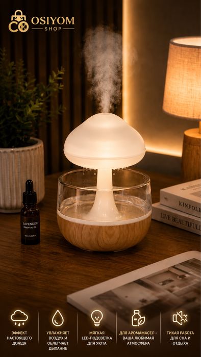 Увлажнитель воздуха Cloud Rain Humidifier