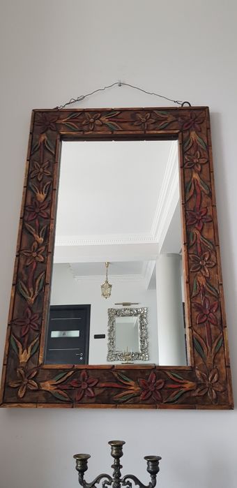 Comoda/oglindă cuier vechi din lemn