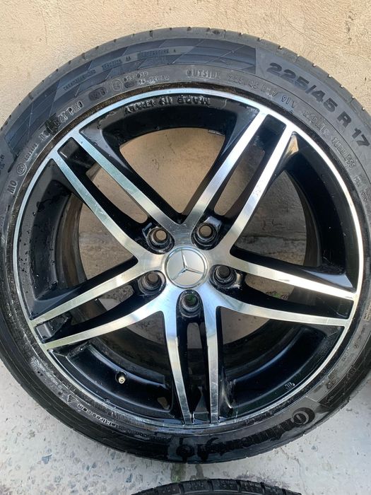 Диски оригинал от Мерседеса  r17,летние шины обмен есть