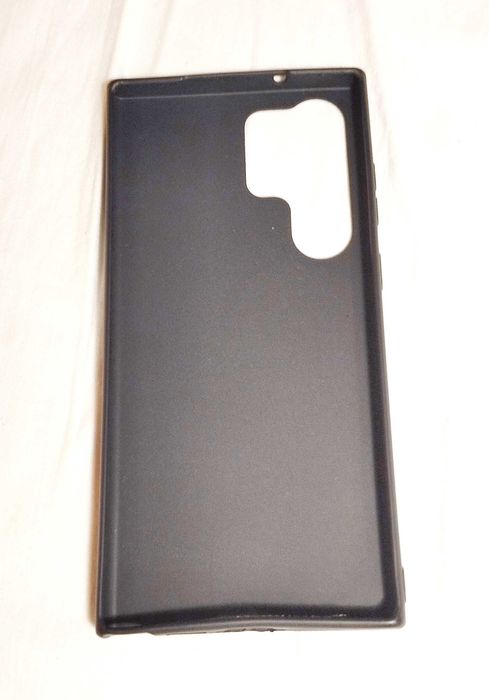 Черен, силиконов Калъф за Samsung Galaxy S23 Ultra