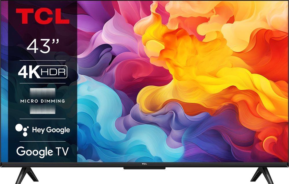 43'' Смарт 4К Телевизор TCL 43P69B, Android TV, Wi-Fi + Bluetooth