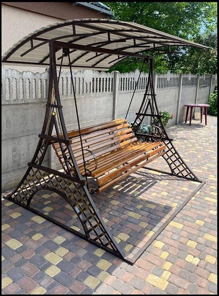 Качели лофт металл каркас