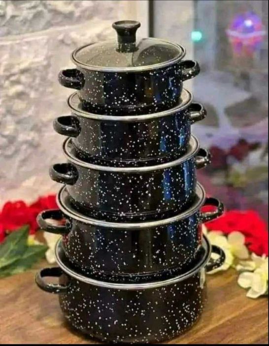 комплект 5 броя тенджери