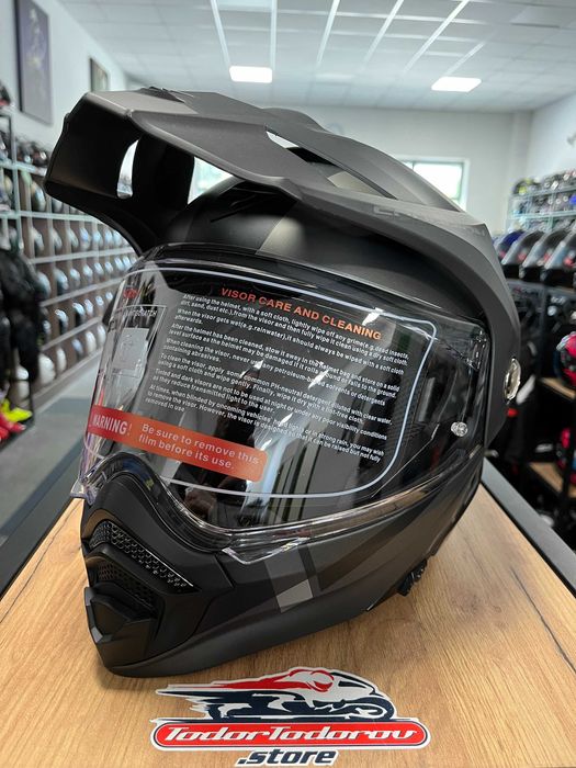 Отваряема Мото каска Scorpion ADX 2 Galane XL 61-62см,вградени очила