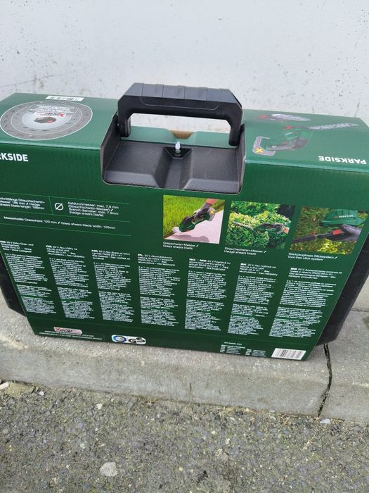 Foarfeca gazon trimmer frezat arbuști parkside