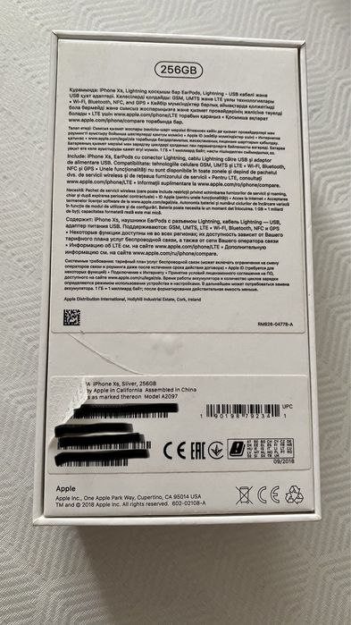 Iphone XS Silver 256gb