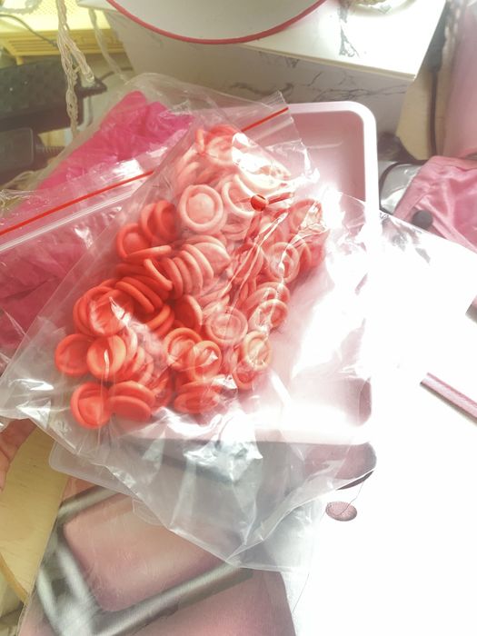 Розовый набор для маникюра