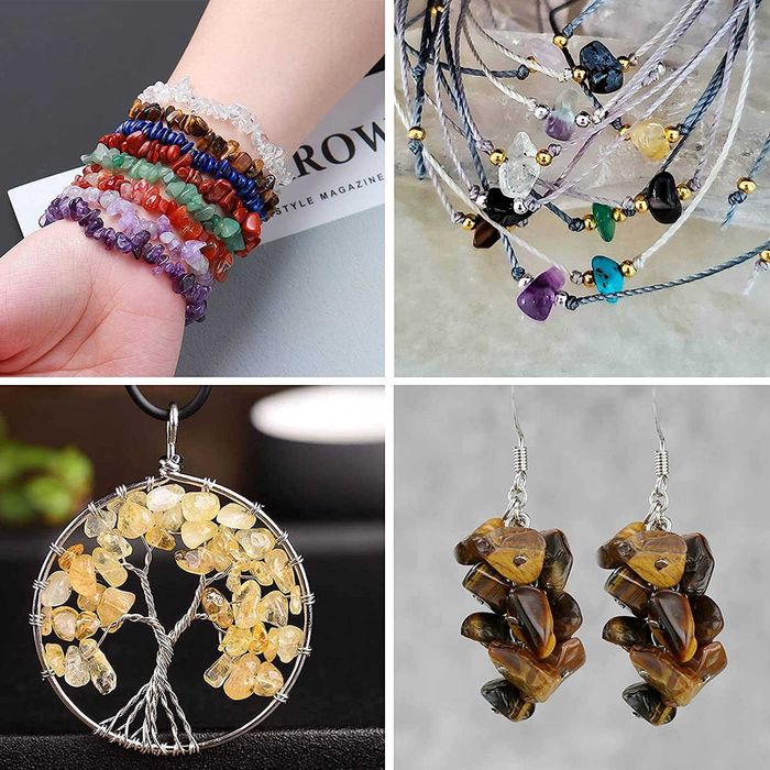 Kit margele semipretioase si cristale pentru confectionare bijuterii