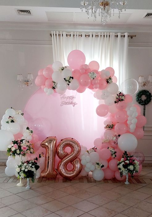 Arcade baloane și decoratiuni nunti, botezuri, onomastice